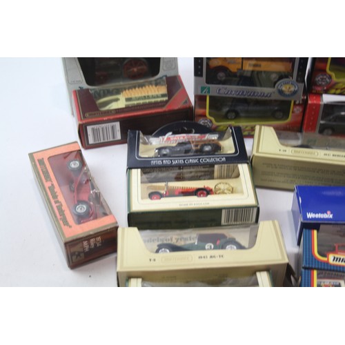 112 - Boxed Diecast Car Model Collection Inc Matchbox, Days Gone, Lesney Etc x 25     549352