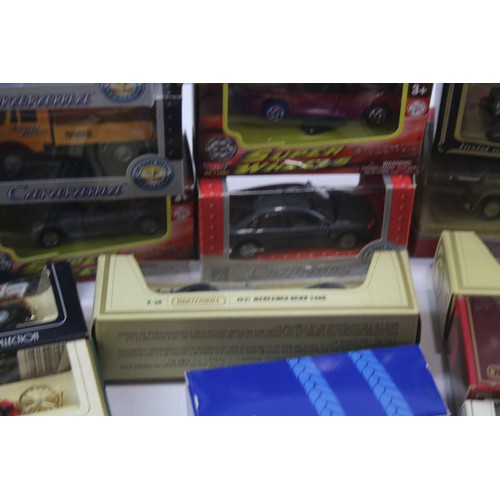 112 - Boxed Diecast Car Model Collection Inc Matchbox, Days Gone, Lesney Etc x 25     549352