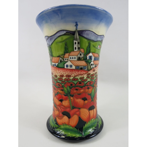 174 - Moorcoft Avignon Vase designed by Beverley Wilkes approx 8