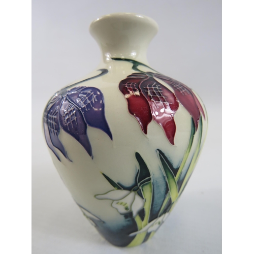 178 - Moorcroft 2004 Alpine Meadows trial vase, approx 4