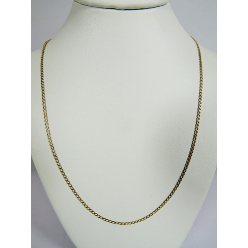 322 - 9ct Yellow Gold 18 inch Neck Chain of 1.2g