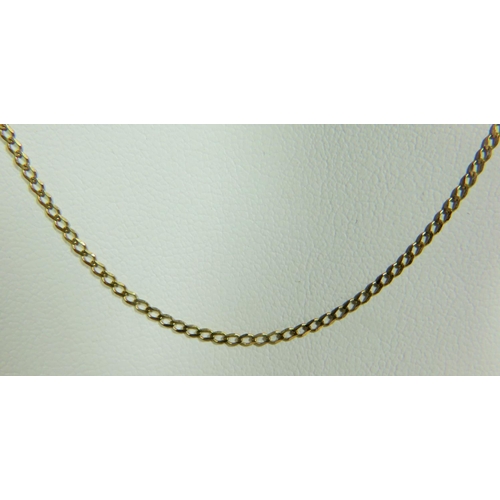 322 - 9ct Yellow Gold 18 inch Neck Chain of 1.2g