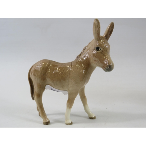 262 - Beswick Donkey and Donkey foal.