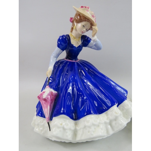 293 - 2 Royal Doulton Figure of the Years, Mary 1992 & Rebecca 1998.