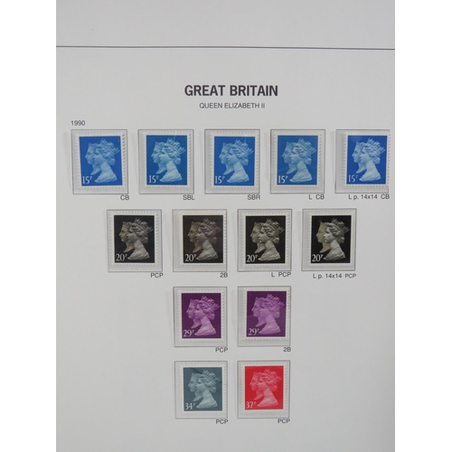 Royal Mail Stamp album containing over 100 pages of Mint GB Stamps ...