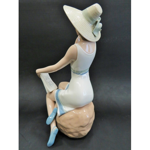 13 - Large Nao Figurine by Lladro 'Penfrend' 1229  issued 1996 by Joan Coderch.  Measures 12 inches tall.... 