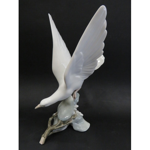 17 - Lladro Figurine 'Turtle Dove' 4550 (retired) in excellent condition. Measures approx 11.5 inches tal... 