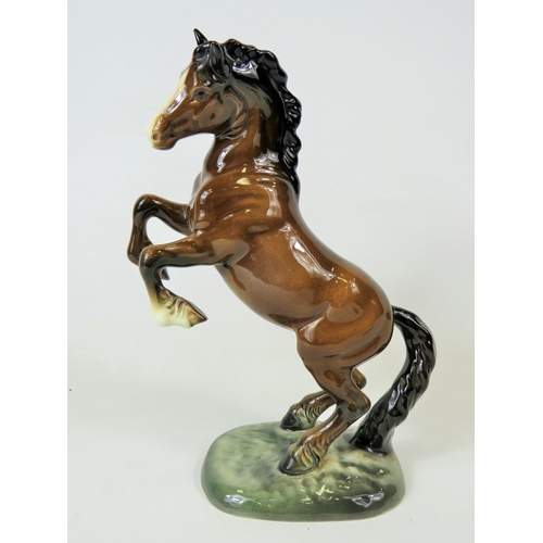 41 - Beswick Rearing Horse number 1014. Exellent condition.   See photos.