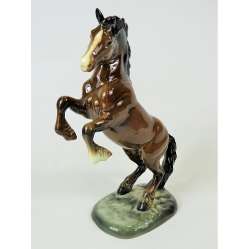 41 - Beswick Rearing Horse number 1014. Exellent condition.   See photos.