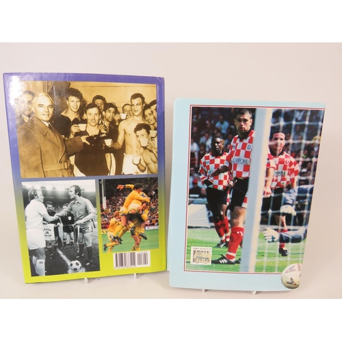 51 - Official History of Scunthorpe United Football Club containing lots of autographed pages together wi... 