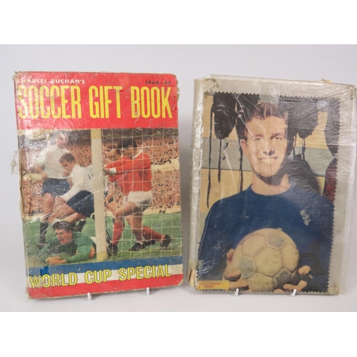 53 - 1966-67 Charlie Buchans Soccer Gift Book plus 1965-66 Good Times Football book.  Both Contain many A... 