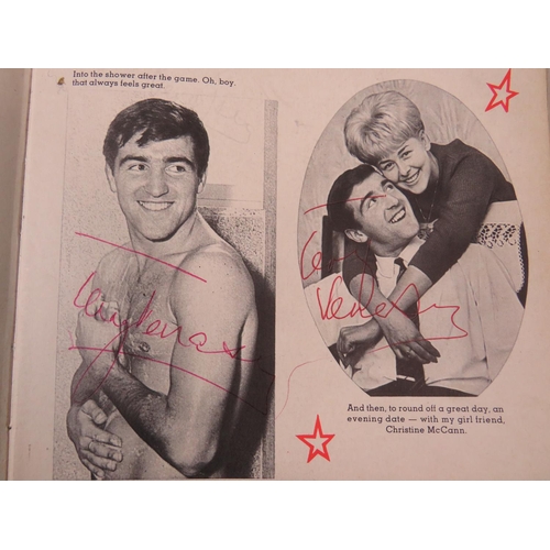 53 - 1966-67 Charlie Buchans Soccer Gift Book plus 1965-66 Good Times Football book.  Both Contain many A... 