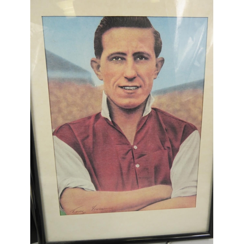 56 - Selection of Framed and mounted Prints and images of Famous Footballers, most are autographed. See p... 