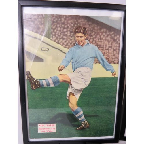 56 - Selection of Framed and mounted Prints and images of Famous Footballers, most are autographed. See p... 