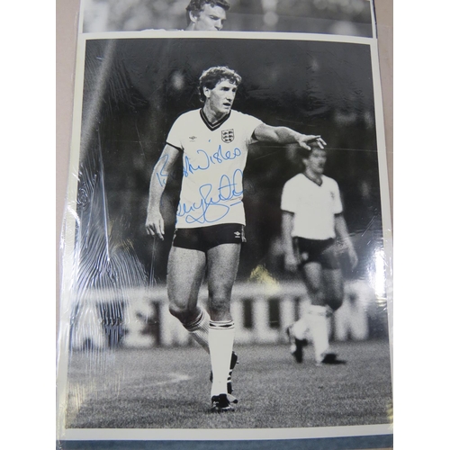 66 - Two interesting and well filled football related scrapbooks containing many autographed pictures and... 