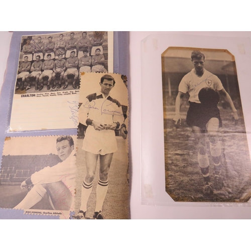 69 - Two interesting and well filled football related scrapbooks containing many autographed pictures and... 