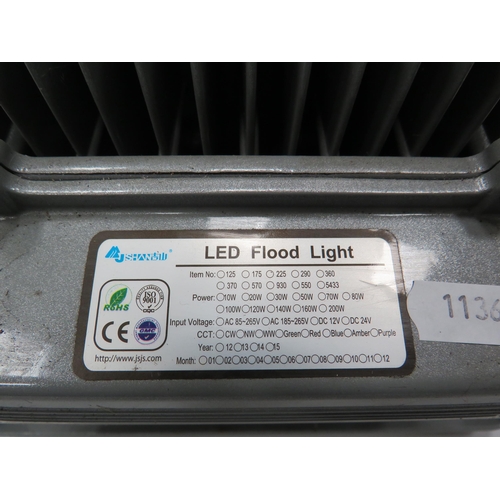 824 - Large LED Flood light which appears to be unused.