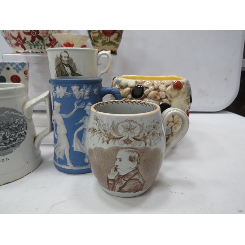 833 - Mixed ceramics lot including vintage mugs and Emma Bridgewater etc