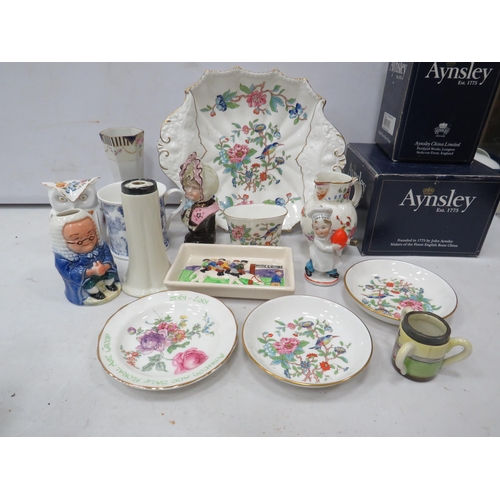 891 - Mixed ceramics including Royal Worcester, Aynsley, Noritake etc.