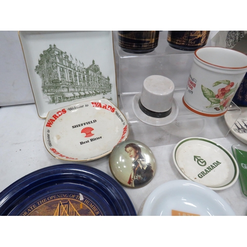 894 - Mixed ceramics lot Advertising, Brewery and Commemorative.