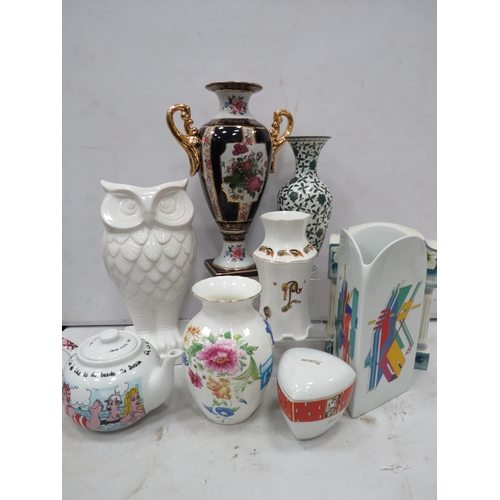 900 - Mixed ceramics lot including Limoges, Rosenthal, Paul Cardew etc