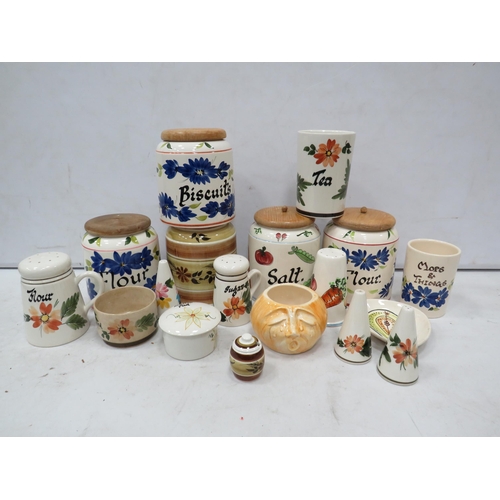 945 - Large selection of Toni Raymond pottery.