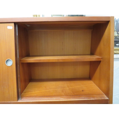 109 - Mid 20th Century Kitchen dresser by Whiteleaf furniture with cupboard to left and three drawers to b... 