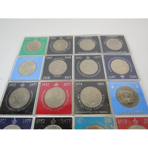 275 - 18 Cupro nickel crowns etc.