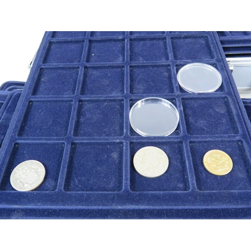 278 - Coin collectors case and a selection of various collectable and vintage uk coins.