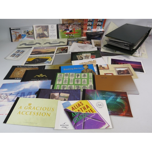 306 - 27 Royal mint stamp books (approx value �135), selection of First day covers etc.