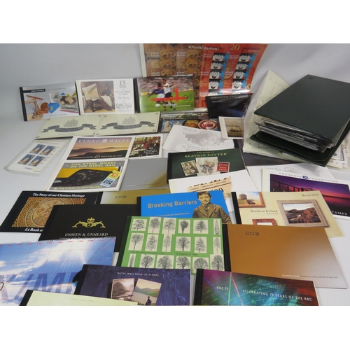 306 - 27 Royal mint stamp books (approx value �135), selection of First day covers etc.