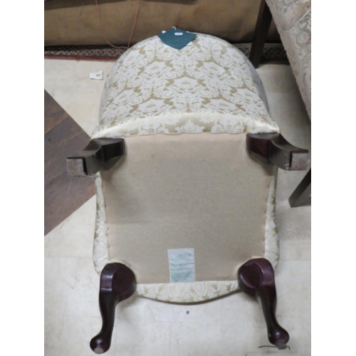 522 - Good Quality Reproduction of a Victorian era nursing chair.   Seat height approx 14 inches,   Height... 