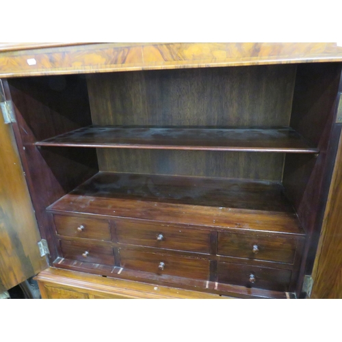 525 - Elegant Reproduction of a Victorian era Cabinet with opening doors which reaveal six smaller shelves... 