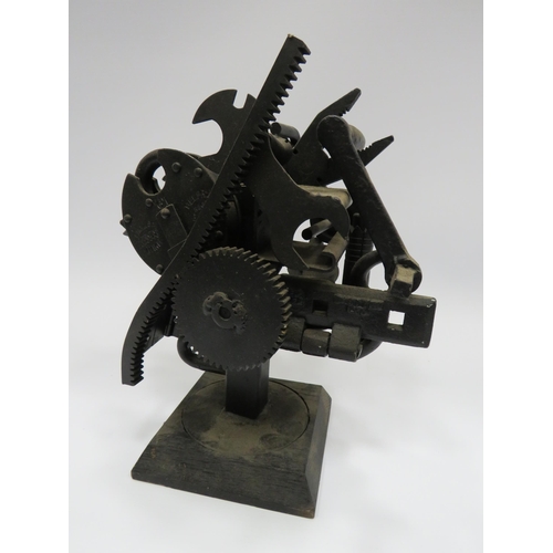 307 - Steam punk sculpture, approx 9.5