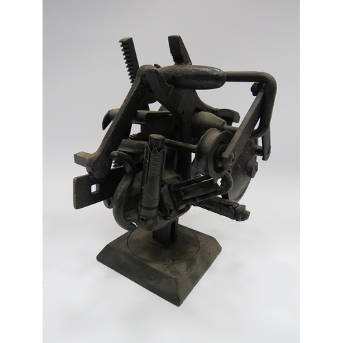 307 - Steam punk sculpture, approx 9.5