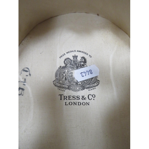 336 - Tress and co London vintage Top hat.