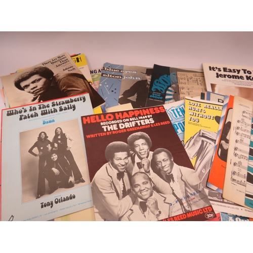 344 - Selection of various vintage sheet music.