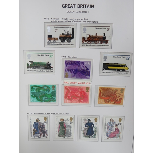 346 - Well presented, 86 page filled album contain Mint GB stamps. Approx �200 face value See photos.