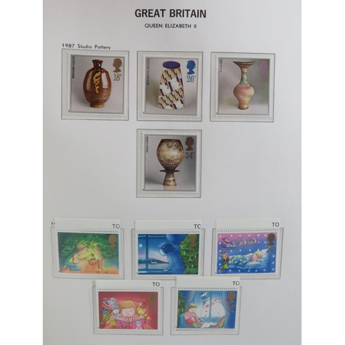 346 - Well presented, 86 page filled album contain Mint GB stamps. Approx �200 face value See photos.