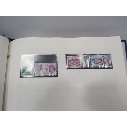 347 - Part filled album of mint stamps and a folder full of First day covers.