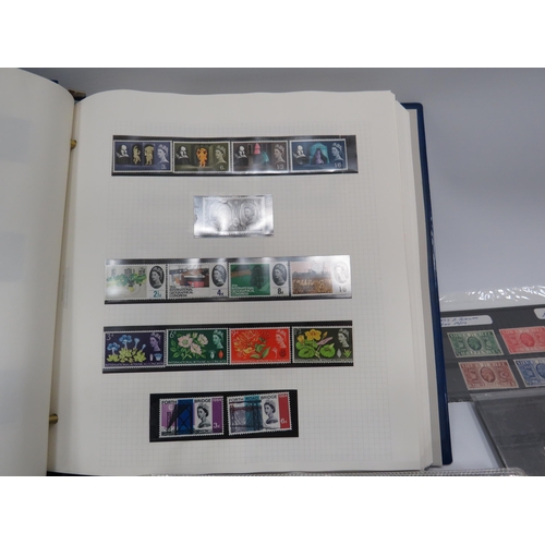 347 - Part filled album of mint stamps and a folder full of First day covers.