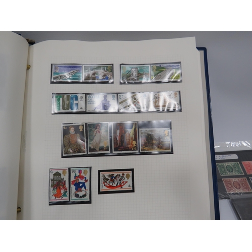 347 - Part filled album of mint stamps and a folder full of First day covers.