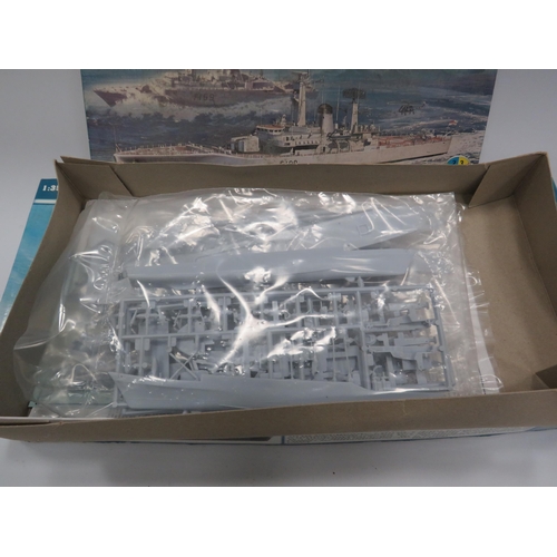 435 - 2 Airfix ship models appear to be unused with parts still in packets.