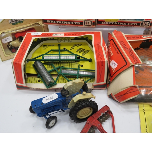 440 - Selection of Vintage Britains farming vehicles.