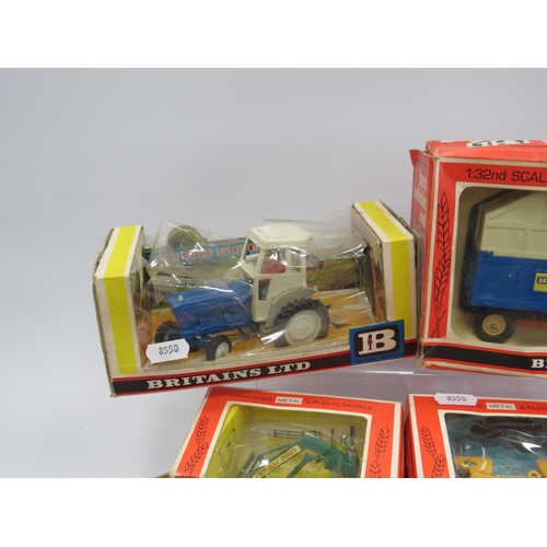 440 - Selection of Vintage Britains farming vehicles.