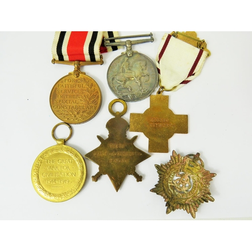 163 - Good Medal Group to include a 1914-18 Medal  Victory Medal, 1914-15 (Mons) Star . All awarded to 721... 