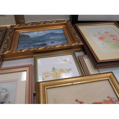 583 - Selection of various framed prints and paintings. See pics.