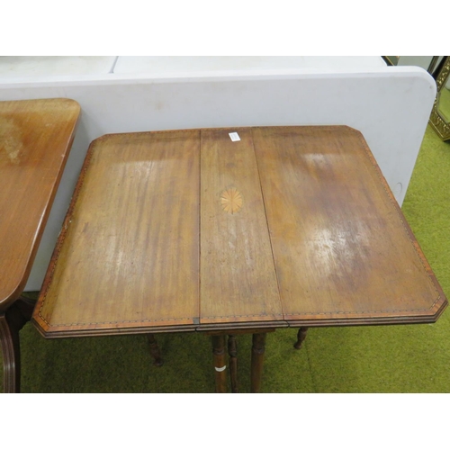 627 - Two early 20th Century Tables.  One a handy Tilt top table with three bracket legs, turned central s... 