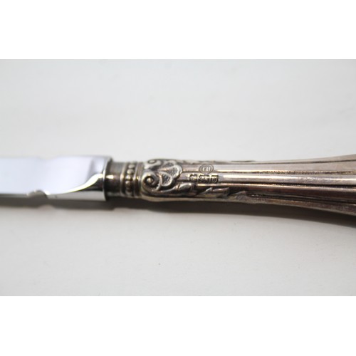 371 - Vintage Hallmarked Sheffield STERLING SILVER Handled Letter Opener (33g)      2346019