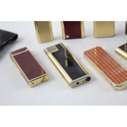 396 - 15 x Vintage Cigarette LIGHTERS Inc Gold Tone, Winco, Comoy's, Colibri Etc     548562